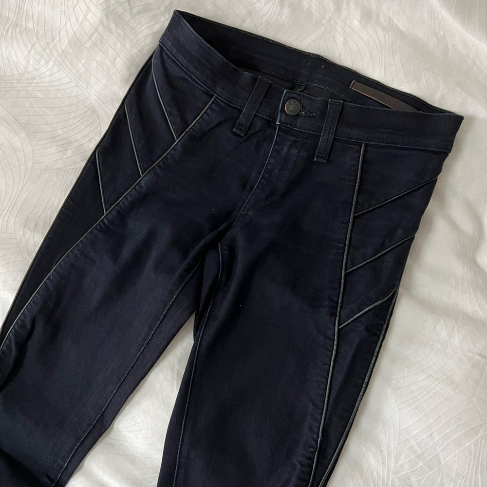 SPECIAL EDITION Rag & Bone Leather Details Skinny Jeans